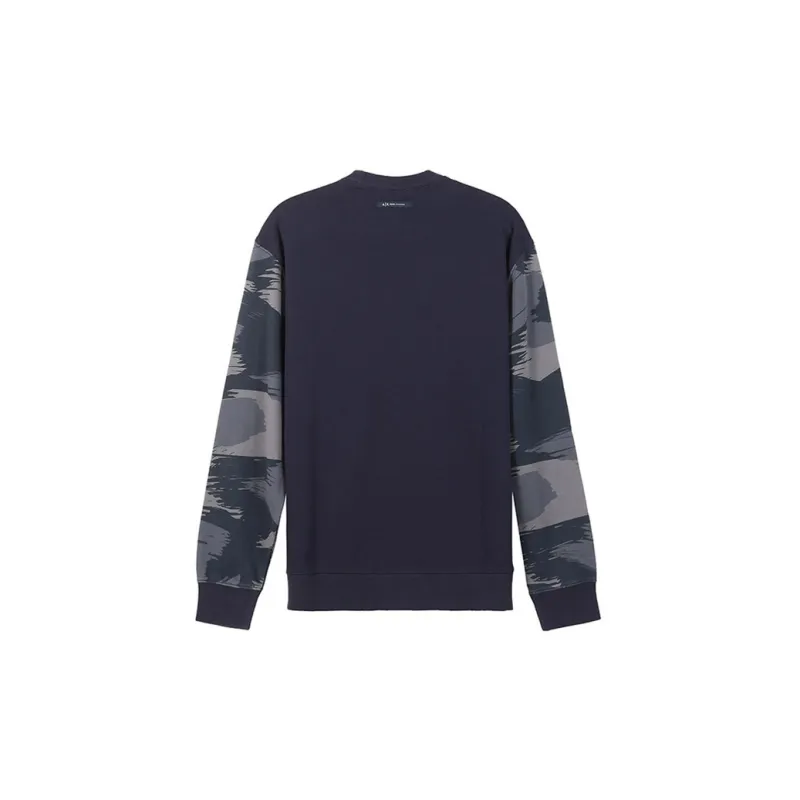 ARMANI EXCHANGEAE SS22 Sweatshirt Men's Marine Blue-1