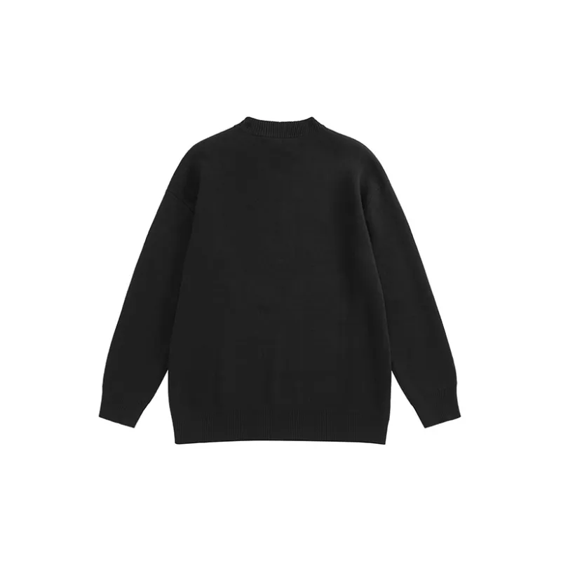 COPPOLELLA Crew Neck Loose Fit Long Sleeved Sweater Unisex-1