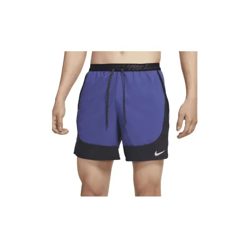 Nike Casual Shorts Men Dark Purple Gray