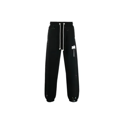 PALM ANGELS Knitted Sweatpants Men Black