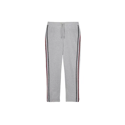 Burberry Knitted Sweatpants Men Gray