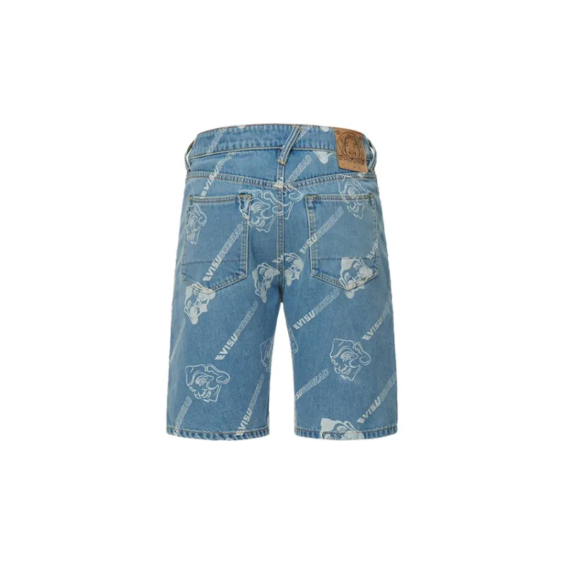 EVISU SS22 Shorts Men's Denim Blue-1
