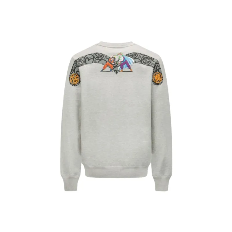 EVISU X Dragon Ball Z Co Branded Sweatshirts Unisex Heather Gray-1
