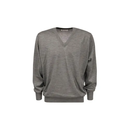 Brunello Cucinelli Cashmere Sweaters Men Dark Gray