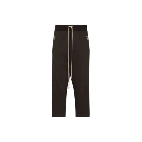 RICK OWENS Knitted Sweatpants Men Black