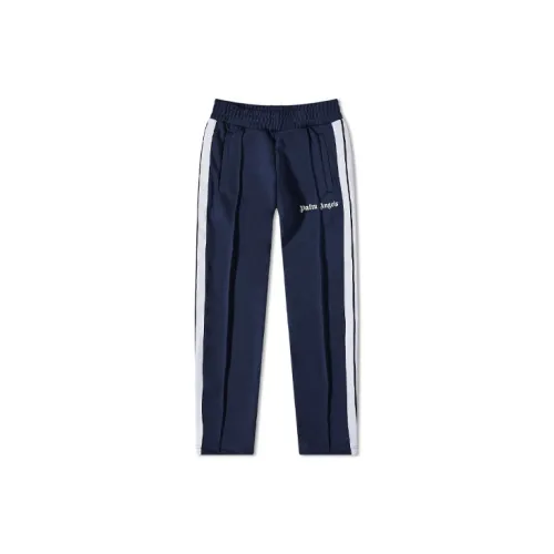 PALM ANGELS Knitted Sweatpants Men Blue