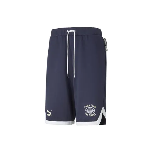 PUMA 8 Pt Casual Shorts Men Peacock Blue