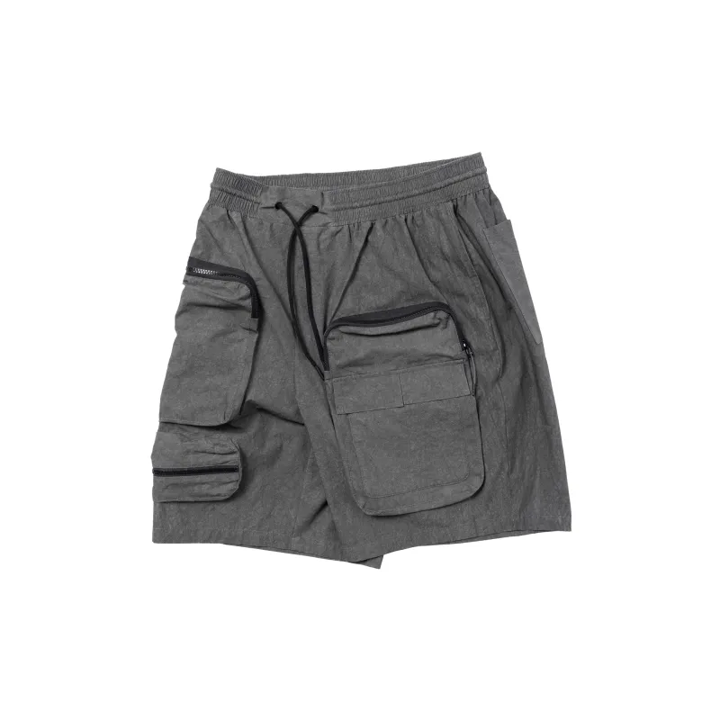 THEWIZBRAND Loose Fit Shorts Unisex Heather Gray-2