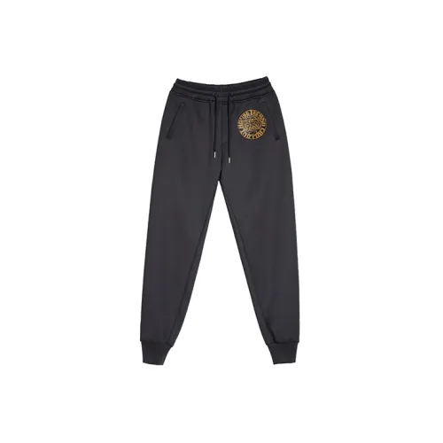 TCH Knitted Sweatpants Unisex Black Base With Gold Logo