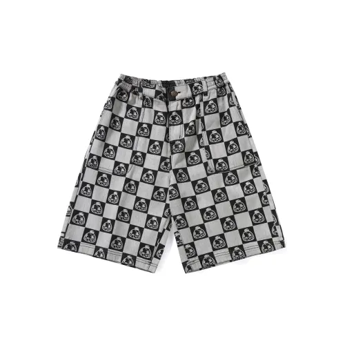 GENANX Denim Shorts Unisex Gray