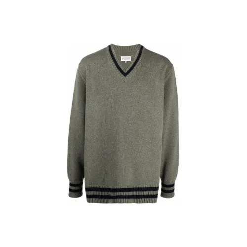 Maison Margiela Sweaters Men Army Green