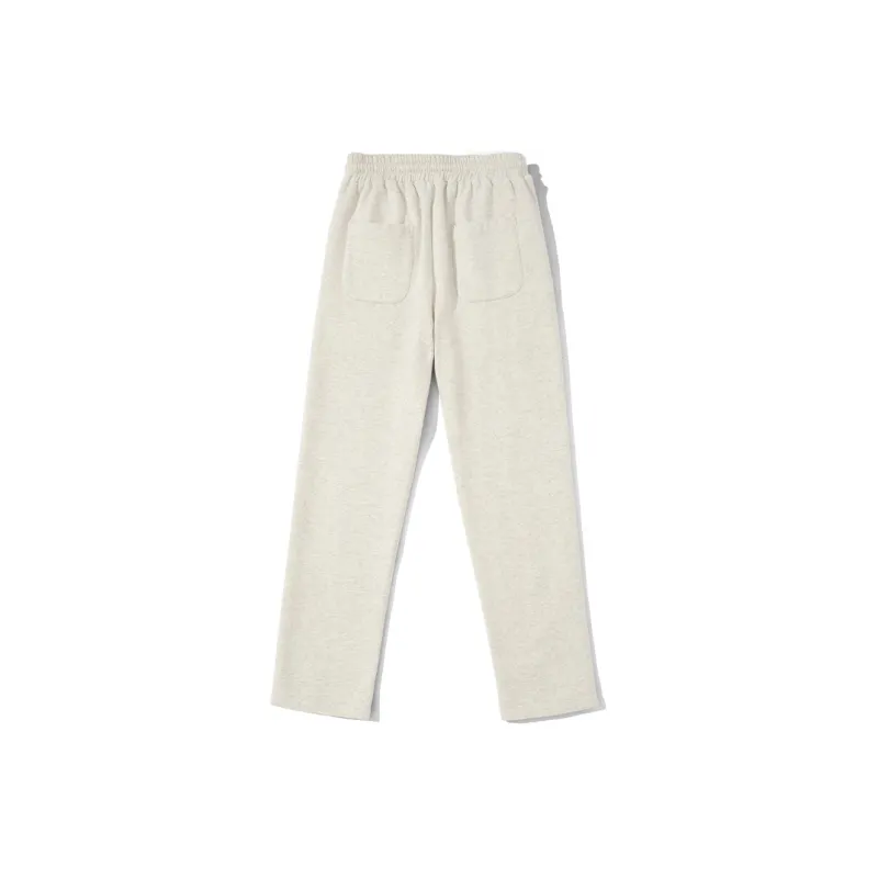 Moonwav X SENCE LA Knitted Sweatpants Unisex Mixed Heather Gray-1