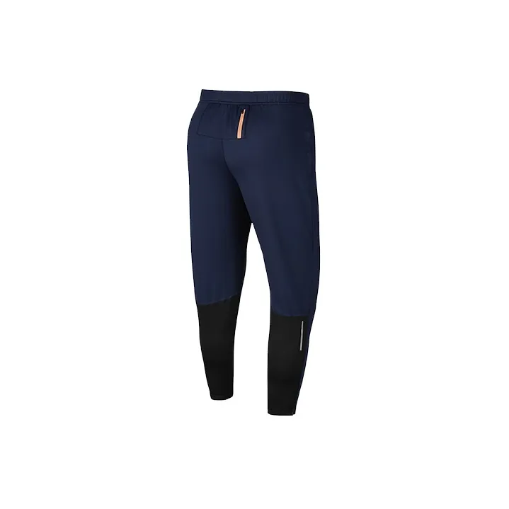 Nike Knitted Sweatpants Men Dark Navy Blue-1
