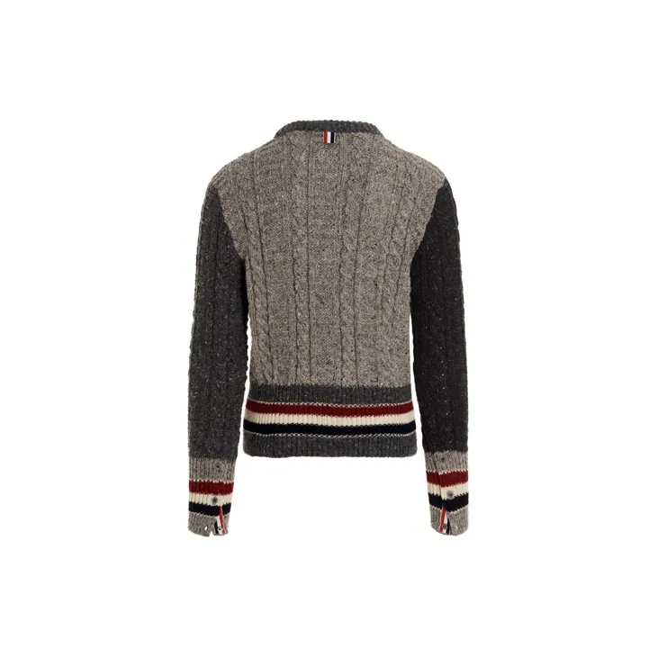 THOM BROWNE Sweaters Men Gray-1