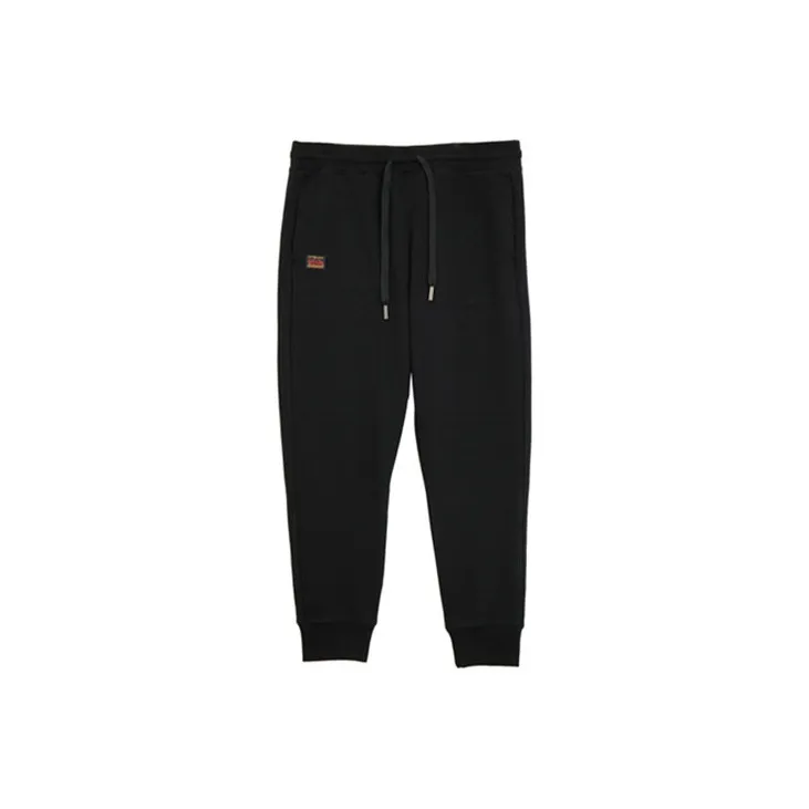 EVISU Knitted Sweatpants Men Black-1