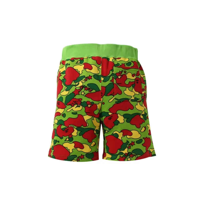 Bape Sta Camo Sweat Shorts-3