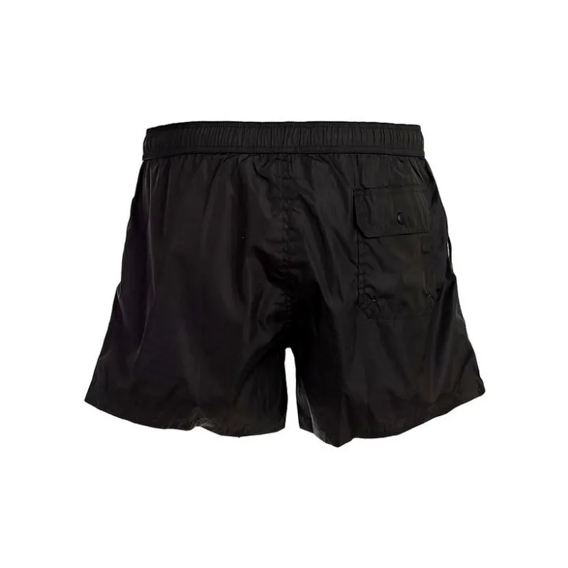 Moncler Logo Patch Stripe Detailed Swim Shorts-1