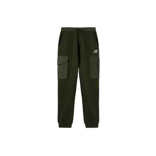 New Balance Knitted Sweatpants Men Army Green