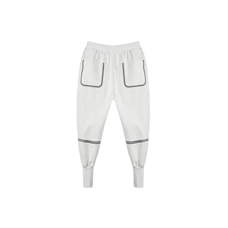 NORVINCY Elastic Cuff Micro Stretch Knitted Sweatpants Unisex-3