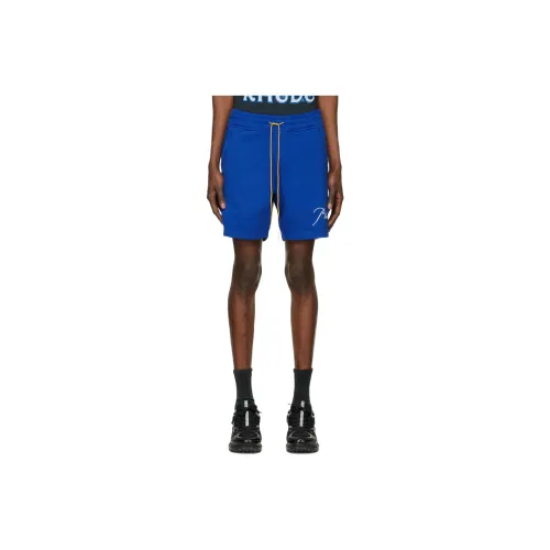 RHUDE Casual Shorts Men Blue