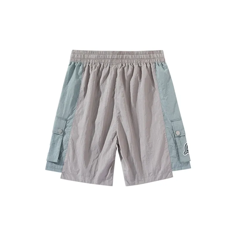 LAMLICKA Loose Fit Shorts Unisex Gray-1