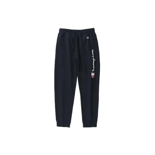 Champion Japanese Line Knitted Sweatpants Unisex Navy Blue