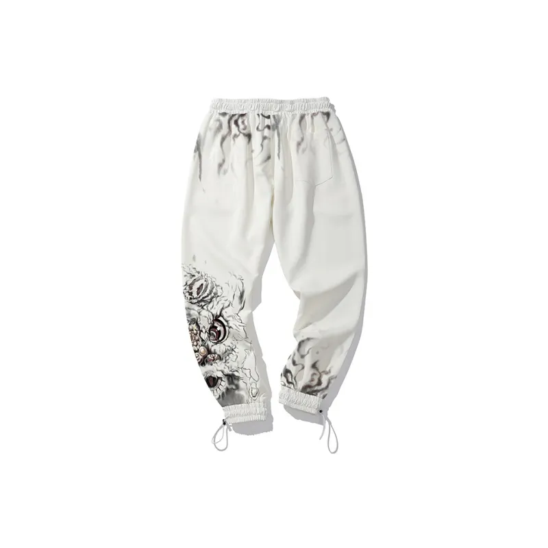 SANSYAS Casual Pants Unisex White-1