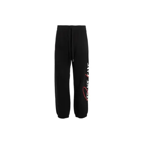 VERSACE JEANS COUTURE Knitted Sweatpants Men Black