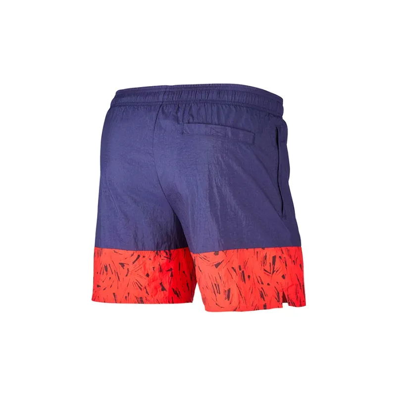 Nike Casual Shorts Men Blue, Red & Multicolor-1