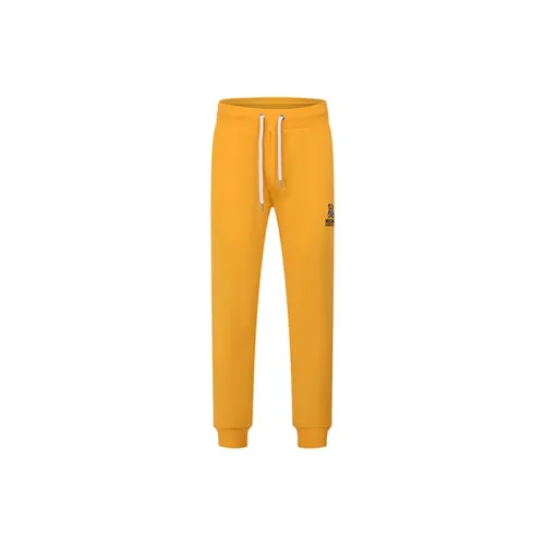 MOSCHINO Knitted Sweatpants Men Yellow