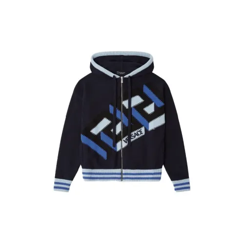 VERSACE Sweaters Men Blue