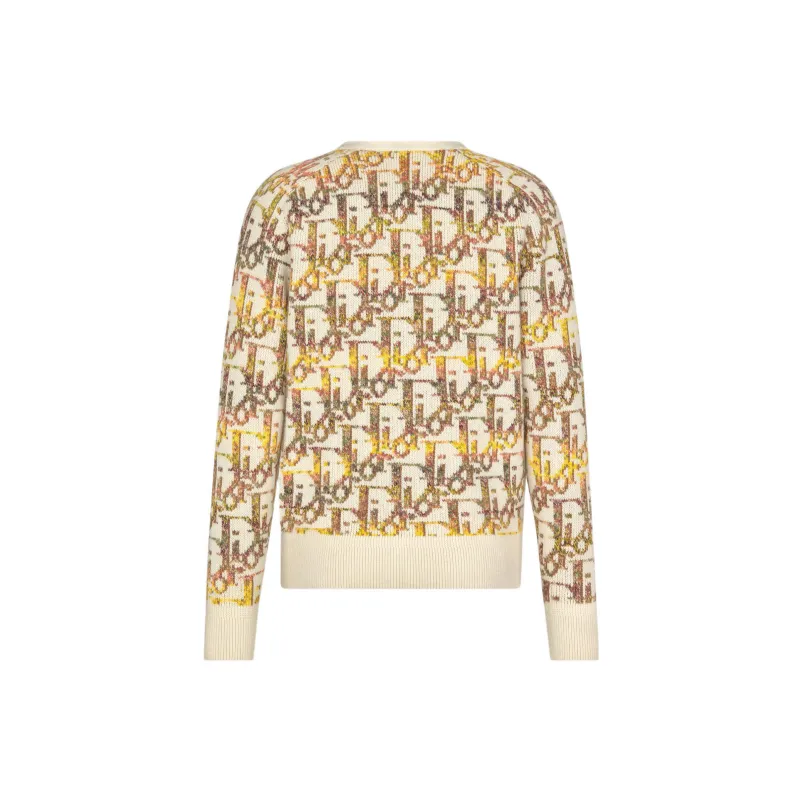 DIOR Dior Quarterly New Products Sweater Men's Yellow-1