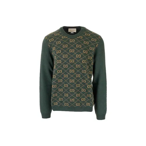 GUCCI Sweaters Men Dark Green