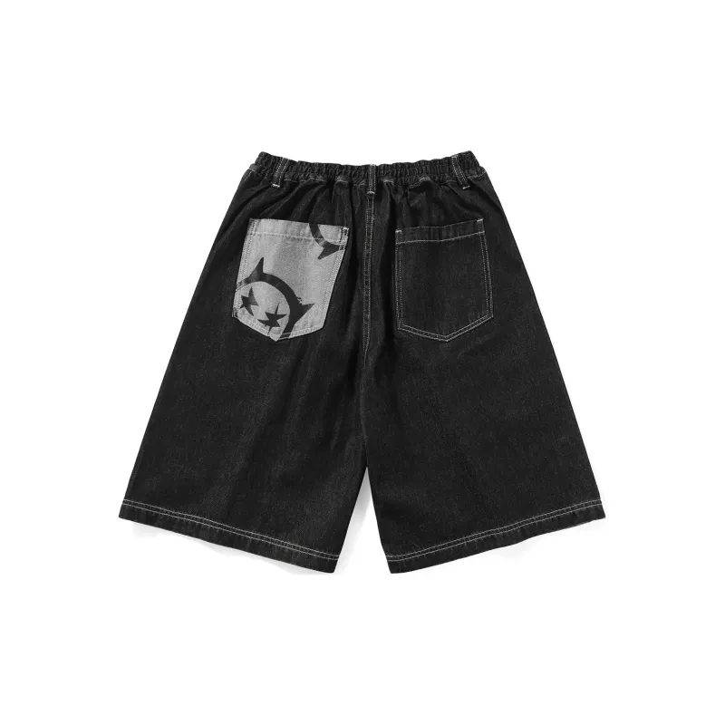GENANX Loose Fit Shorts Unisex Gray-1