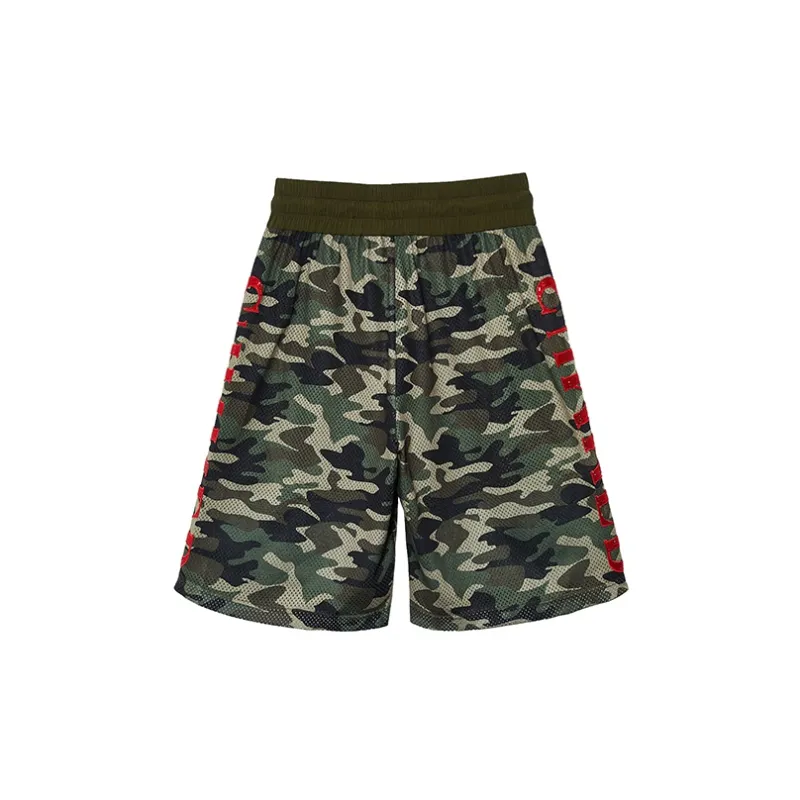 TCH Loose Fit Shorts Unisex Army Green-1