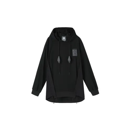 NORVINCY Chinese Fashion Trend Tail Split Hem Pullover Sweatshirt Unisex