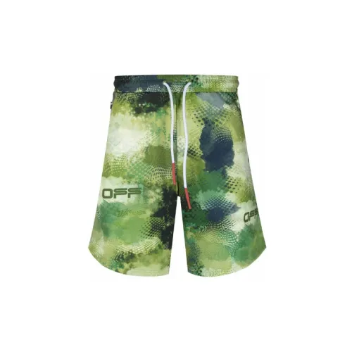 OFF-WHITE SS21 Casual Shorts Men Green