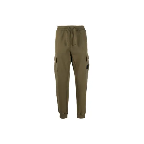 STONE ISLAND Knitted Sweatpants Men Green