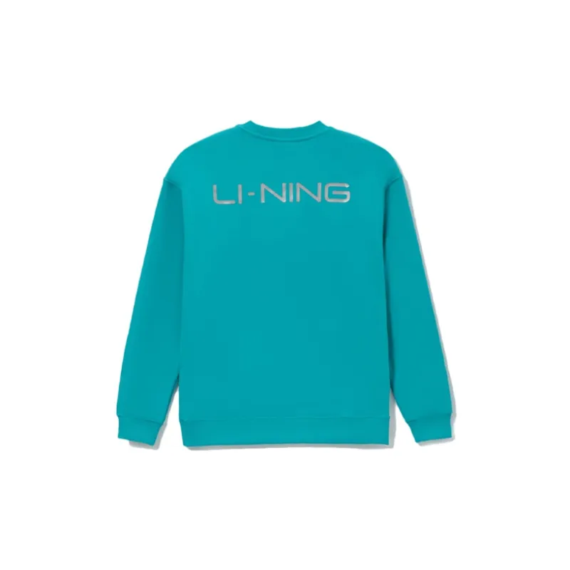 LiNing China Li Ning Sweatshirts Unisex Kingfisher Green-1