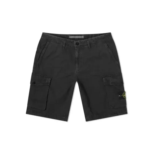 STONE ISLAND Casual Shorts Men Black