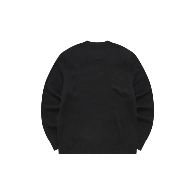 FILA x LIANMINGHUNIANXILIE Sweater Unisex Jet Black-1