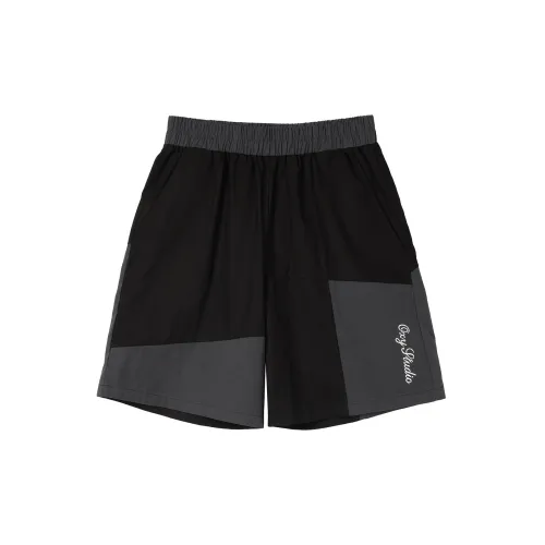 ORIGINAL X YOUTH Casual Shorts Unisex Black Gray Combo