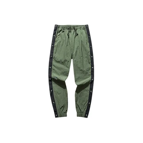 ANTA Basketball Collection Knitted Sweatpants Men Olive Green