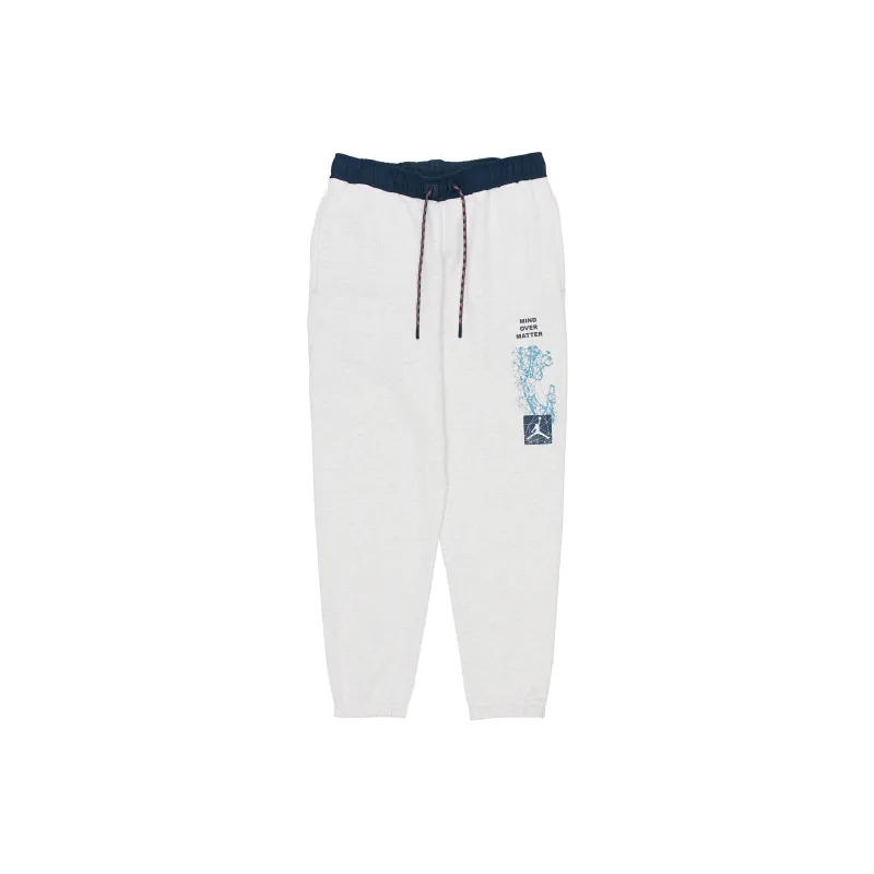 Jordan Knitted Sweatpants Men Oat-2