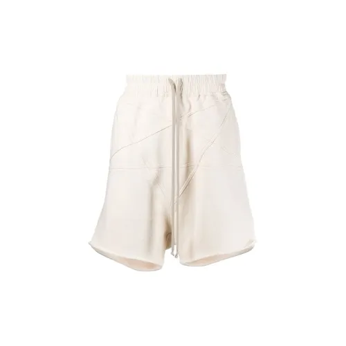 RICK OWENS Casual Shorts Men Beige