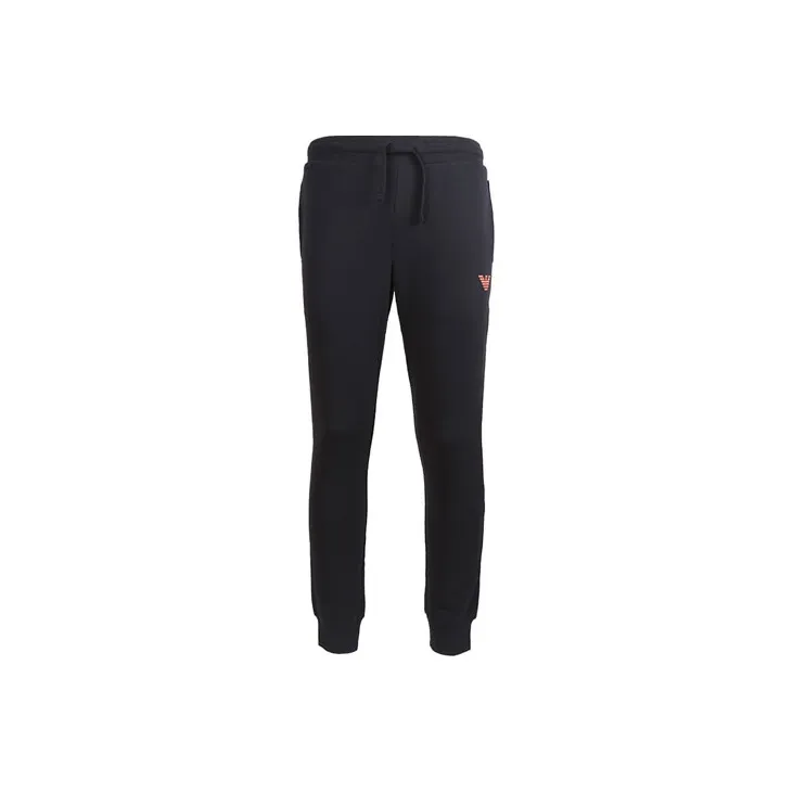 EMPORIO ARMANI Knitted Sports Pants Men's Black-0