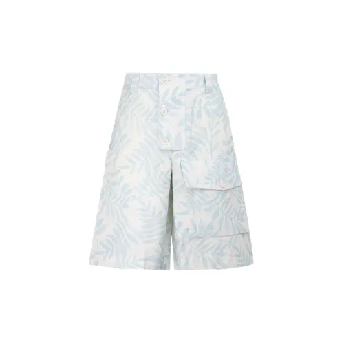 Jacquemus Cargo Shorts Men Light Blue