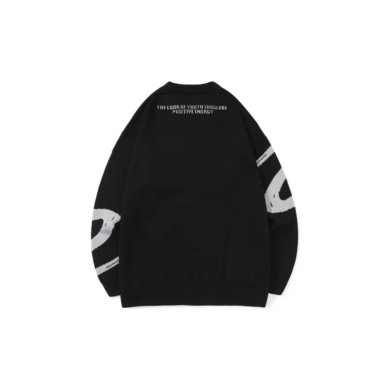 GENANX Sweaters Unisex Black-1
