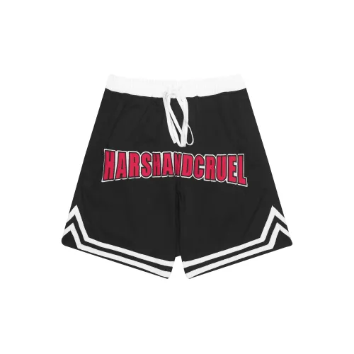 HARSH AND CRUEL Shorts Unisex Black