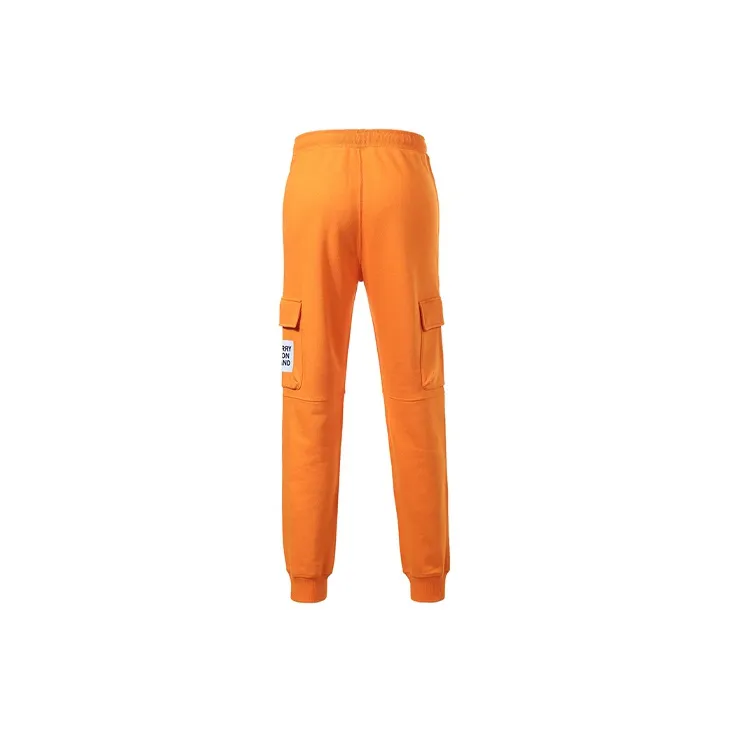 Burberry Knitted Sweatpants Men Orange-1